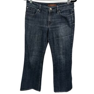 The Limited Blue Jeans Bootcut Button Flap Back Pockets Women's Size 6‎ Short